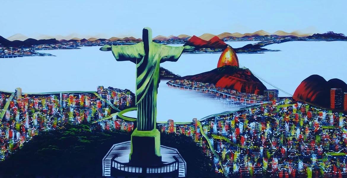 Cristo Frente Colorido
