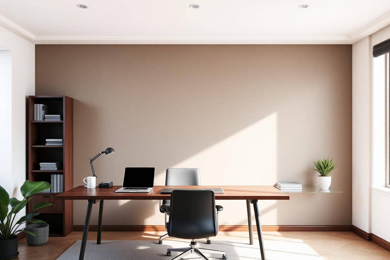 Simulação do quadro em escritório
